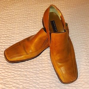 Goccia Leather Men’s Slip On Shoes. Size 44